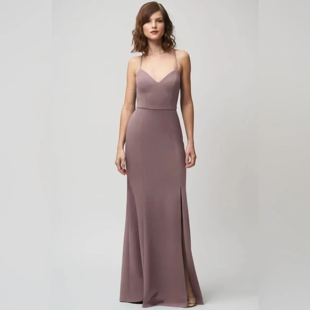 Jenny Yoo Collection Bridesmaid dress Reese Fig - Picture 4 of 4